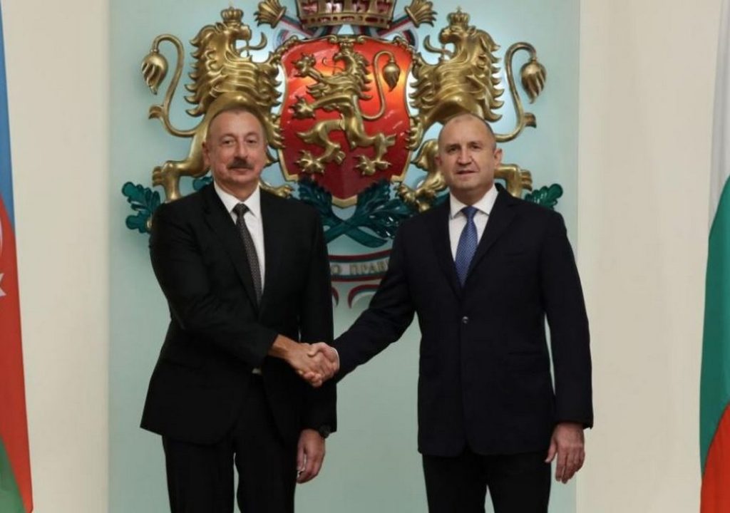 Президентите Румен Радев и Илхан Алиев
