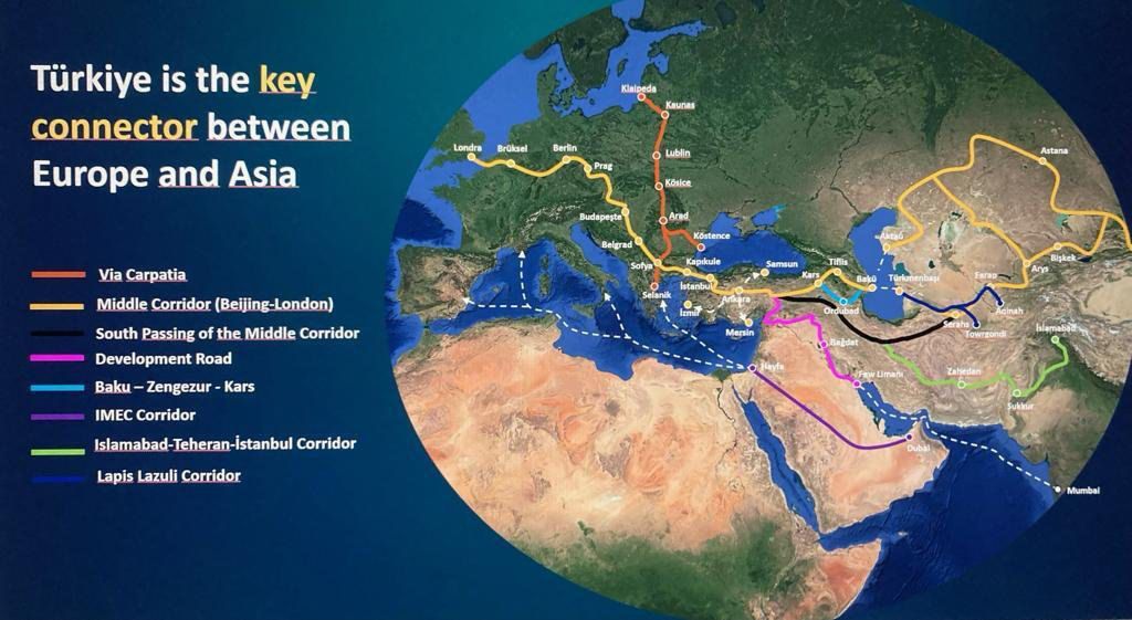 Транспортният коридор Виа Карпатия ще свързва Близкия изток с Европа през Турция, обяви турският министър на транспорта